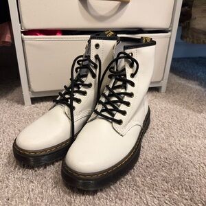 COPY - Dr. Marten White Boots